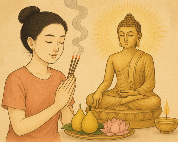 ทำบุญไหว้พระ เสริมดวง เสริมใจทำยังไงให้ได้บุญจริง?