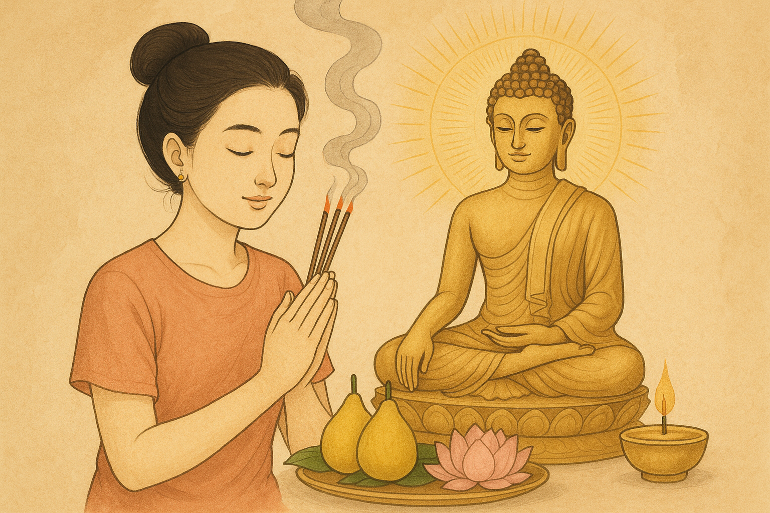 ทำบุญไหว้พระ เสริมดวง เสริมใจทำยังไงให้ได้บุญจริง?