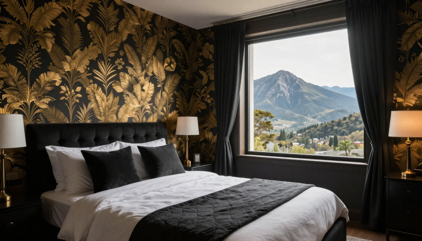 วอลเปเปอร์สีทองดำ